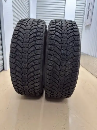 2 Tires Size: 235/60 R18 Winter Tires Antares Grip 60 Price: $150 for all Clean and ready to install...