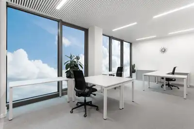 Office space rental tailored to three that comes with everything taken care of. Create the ideal env...