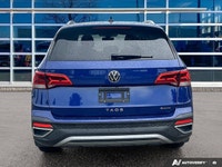 Clean CarFax - Beautiful Blue 2024 Volkswagen Taos Comfortline, 4Motion All-Wheel Drive, 7-Speed Aut... (image 4)
