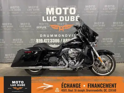 Harley-Davidson FLHX Street Glide 2015 66 311 KM MOTO CANADIENNE ALARME GUIDON SURÉLEVÉ INNER FAIRIN...