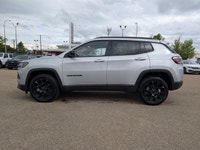 The 2026 Jeep Compass North in Silver Zynith Metallic with a Black interior blends rugged capability... (image 2)
