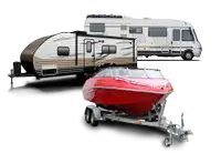 Covered RV, Boat and Motorcycle Storage