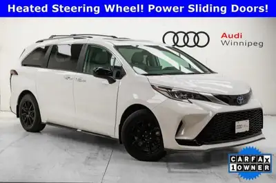 Your family will arrive in style in this Carfax 1 owner, 7 passenger 2024 Toyota Sienna Hybrid with...