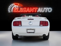 2007 Ford Mustang GT Convertible White Exterior on Red Interior and Powerful 8-Cylinder Engine. This... (image 6)