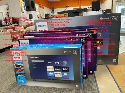 SAMSUNG & PHILIPS 32,40,43,50,55,60,65,70,75,85 TV'S SALE, View more