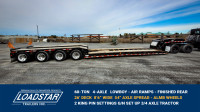 2016 Preowned 60 Ton Quad Axle  Loadstar Lowboy