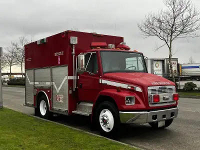 1995 Freightliner FL70 Firetruck With Air Brakes Diesel, 5.9L, 6 cylinder, 2 door, automatic, 4X2, c...