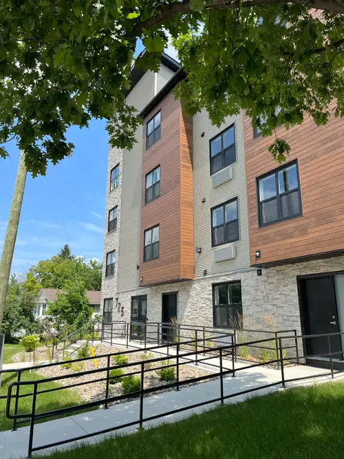 A four story facility with a great location at the bottom of the hill, across from UNB, Fredericton...