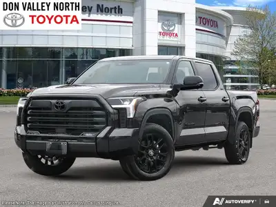 Introducing the all-new 2026 Toyota Tundra 4x4 Crewmax Limited Hybrid in an impressive gray finish,...