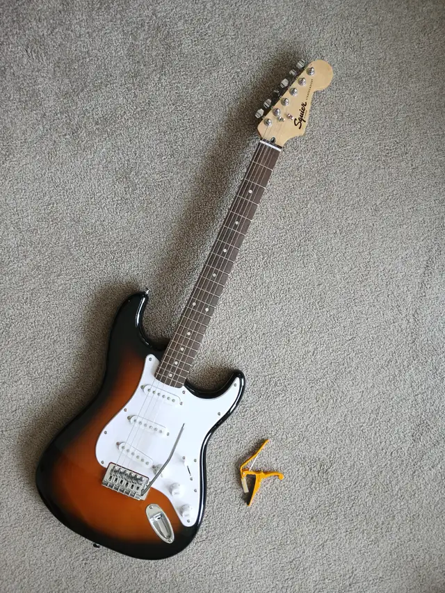 FENDER Squiere STRATOCASTER Guitar in Guitars in Edmonton - Image 3