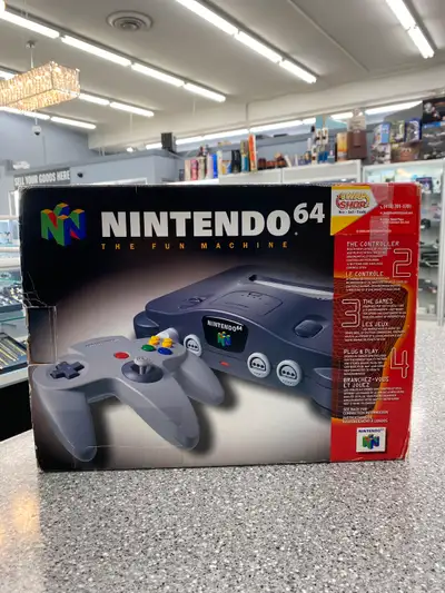 Nintendo N64 Console w/ Box, View more