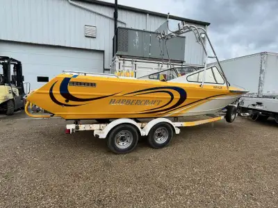 2003 Harbercraft Custom 22’ Jet Boat Only 199 Hours It’s powered by a 5.7L Marine Power engine paire...
