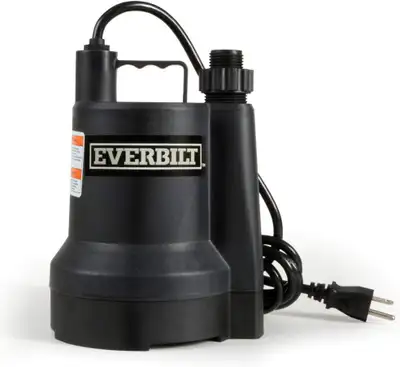 EVERBILT PORTABLE WATER REMOVAL PUMP -- 28  Gallons per minute!, View more