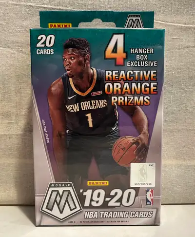 BRAND NEW UNOPENED HANGER BOX EACH HANGER BOX CONTAINS 20 CARDS WITH 4 EXCLUSIVE REACTIVE ORANGE PRI...