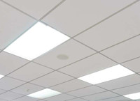 Ceiling tiles 2 x2 and 2 x 4, fire resistant, LED panels, L & T