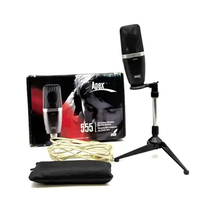 APEX 555 USB Condenser Microphone with Kit - $129, View more