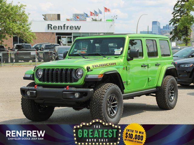 2025 Jeep Wrangler Rubicon X 4x4, 1-Touch Pwr Top, 35 Inch in Cars & Trucks in Calgary