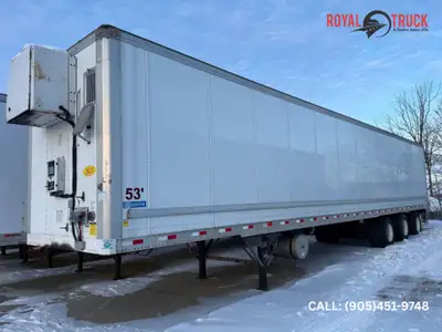 2021 Stoughton Heated Dryvan SIZE: 53 FEET STOCK# F6100 SPECS: Swing Doors Aluminum Roof & Rails Tir...