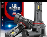 AOLEAD 2023 Newest 9005 LED Headlight Bulbs,18000LM 500% Brighte
