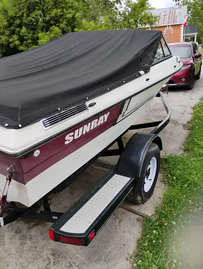 Sunray boat and trailer