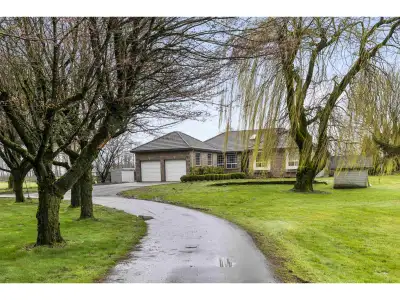 Properties like this don't come around often! 9.5 acres of flat, usable land on a quiet Nicomen Isla...