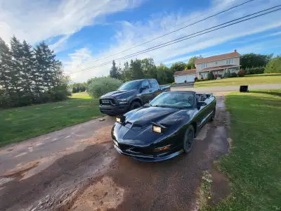 The car is a 1995 trans am convertible with a 5.7 lt v8 (LT1 engine) and it has 221600km. There was...