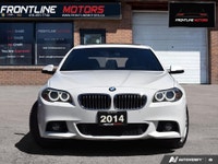 2014 BMW 528i Xdrive - M Sport Package - Accident-Free ! White on Black Leather Interior - Well Main... (image 1)