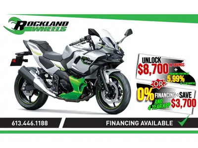 2024 Kawasaki NINJA 7 HYBRID DEMO HOT DEAL ALERT Choose0% financing up to 84 months +4-Year Extended...