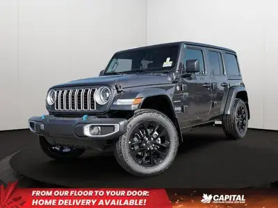 This Jeep Wrangler 4xe has a dependable ECX 2.0L DOHC I-4 DI Turbo PHEV engine engine powering this...