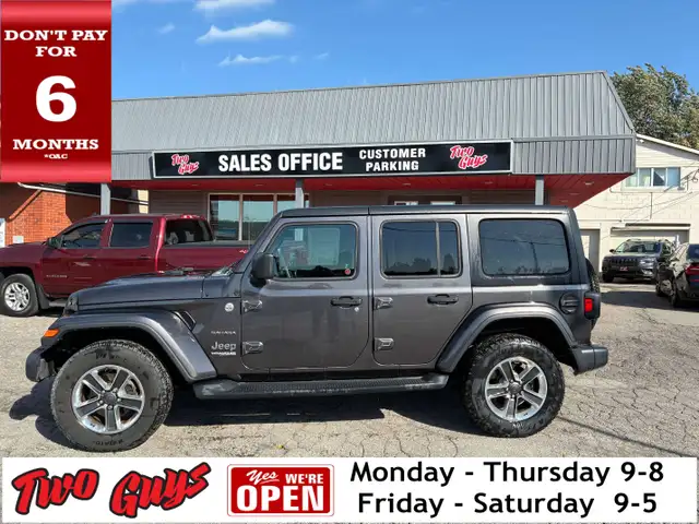 2019 Jeep Wrangler Unlimited Sahara 4x4 Nav Back Up Camera