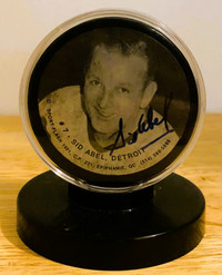 REDUCED! $65 to $45: 1991 Sid Abel Signed Puck w/COA