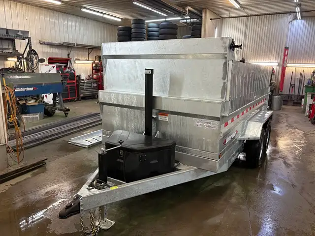 2025 Weberlane DOMPEUR 6' X12' 2ESSIEUX 5200LB.AVEC REHAUSSE CON in Cargo & Utility Trailers in Laval / North Shore - Image 4