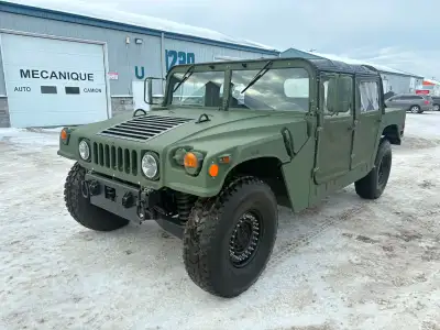 AM General Humvee M1123 with 4 speeds 4L80 transmission and 6.5 Diesel engine! The truck is fully re...