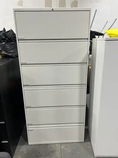 Teknion 6 Drawer & Teknion Storage w/ 2 Drawer Filing Cabinet!, View more