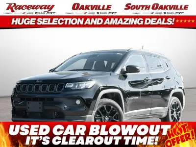2025 JEEP COMPASS ALTITUDE 4X4 | NAVIGATION | HEATED SEATS | PREMIUM ALTITUDE PACKAGE Finished in sl...