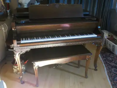 PIANO -KIMBALL BABY GRANDE  BEAUTIFUL WOOD  AND CONDITION, View more