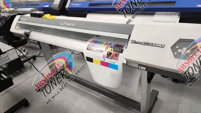 $145/Month 4 NEW HEADS ROLAND VP 54" Wide Vinyl Printer Cutter, View more