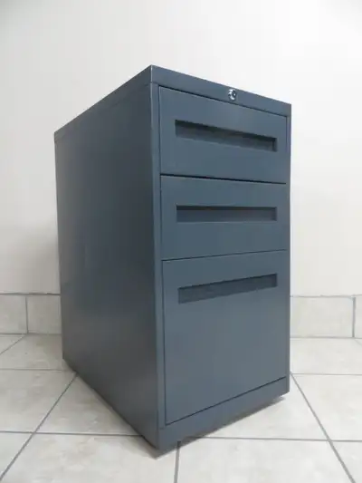 Small 3 Drawers Metal Filing Cabinet ,Lock and Key, View more