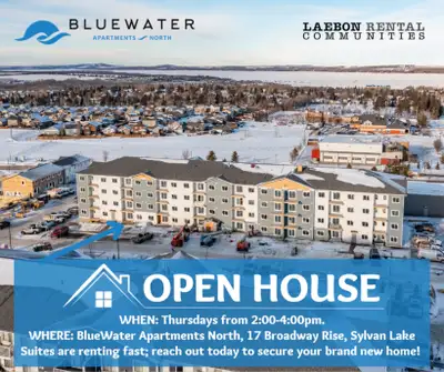 Welcome to BlueWater Apartments North in gorgeous Sylvan Lake. Brand new, spacious apartments. You w...