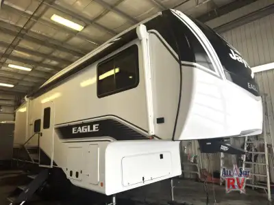 Jayco Eagle HT fifth wheel 26REC highlights: Walk-In Pantry Table and Chairs with a Bench Queen Bed...