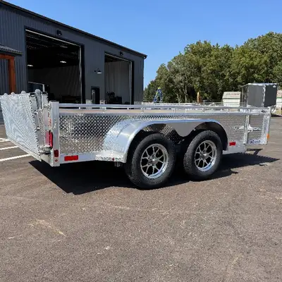 Grand River Trailer Sales Landscsape , utility , cargo , trailer Aluminum 6x12 Tandem Axle Landscape...