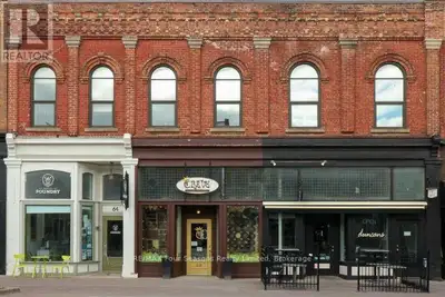 This unique commercial building located on Hurontario Street is on the premier block in Historic Dow...