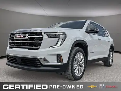 Dealer Certified Pre-Owned. This GMC Acadia boasts a Gas 2.5L/ engine powering this Automatic transm...