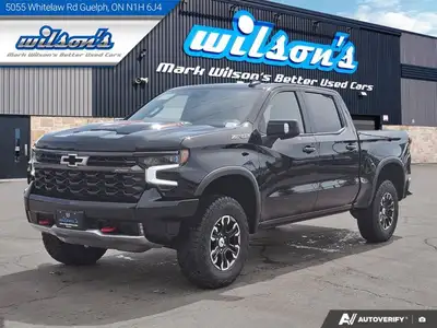 Come see this certified 2024 Chevrolet Silverado 1500 ZR2 4X4 | 6.2L | Leather | Sunroof | Nav | HUD...