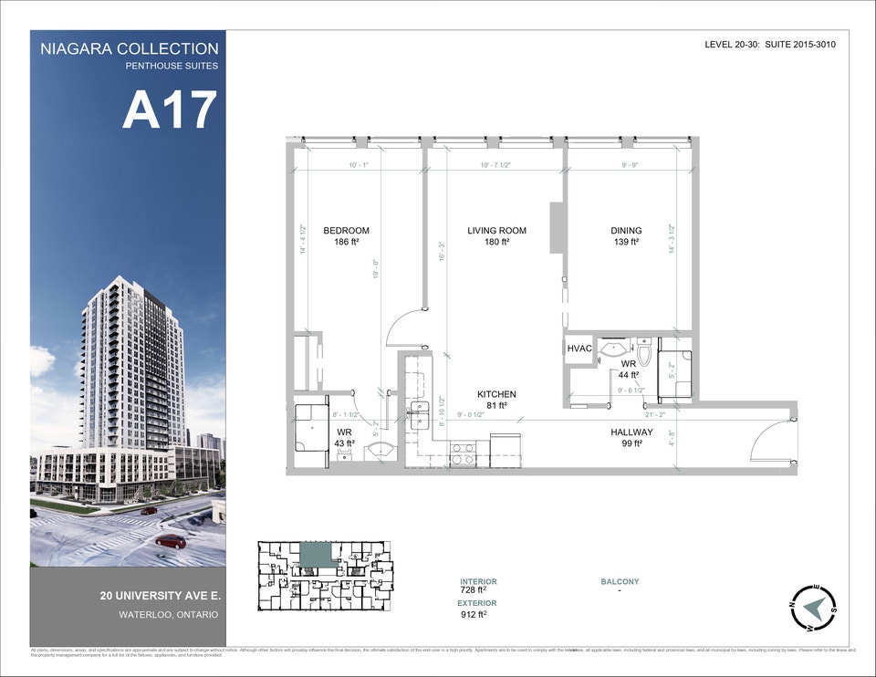 20 University - New Build 2026 - 1 Bedroom + Den, 1 Bath 5