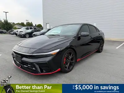 Command the exhilarating 2025 Hyundai Elantra N, featuring its potent turbocharged engine. Engineere...