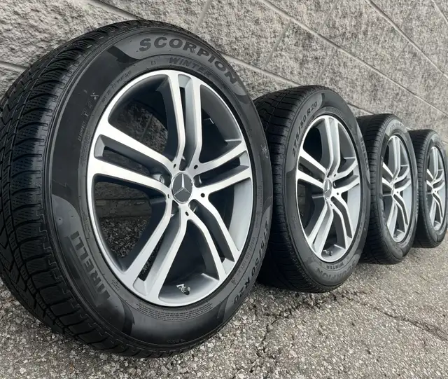 (95%) 4x Mercedes GLE 350 / 450 20" OEM Winter Wheels Package in Tires & Rims in City of Toronto - Image 2