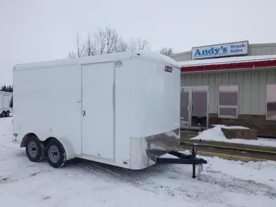 Welcome to Andy's Truck Sales. 2026 FOREST RIVER, CARGO MATE BLAZER EDITION 7' X 14' UTILITY TRAILER...