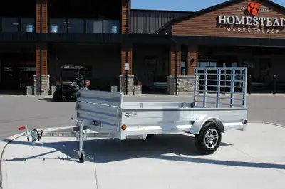 2025 Homestead Hauler 5x10 Single Axle Galvalume Utility Trailer / Landscape Trailer Specifications:...