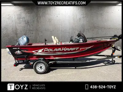 2019 Polar Kraft KODIAK 165 Polar Kraft KODIAK 165 70 HP YAMAHA 2019 FINANCEMENT À PARTIR DE 76$ PAR...